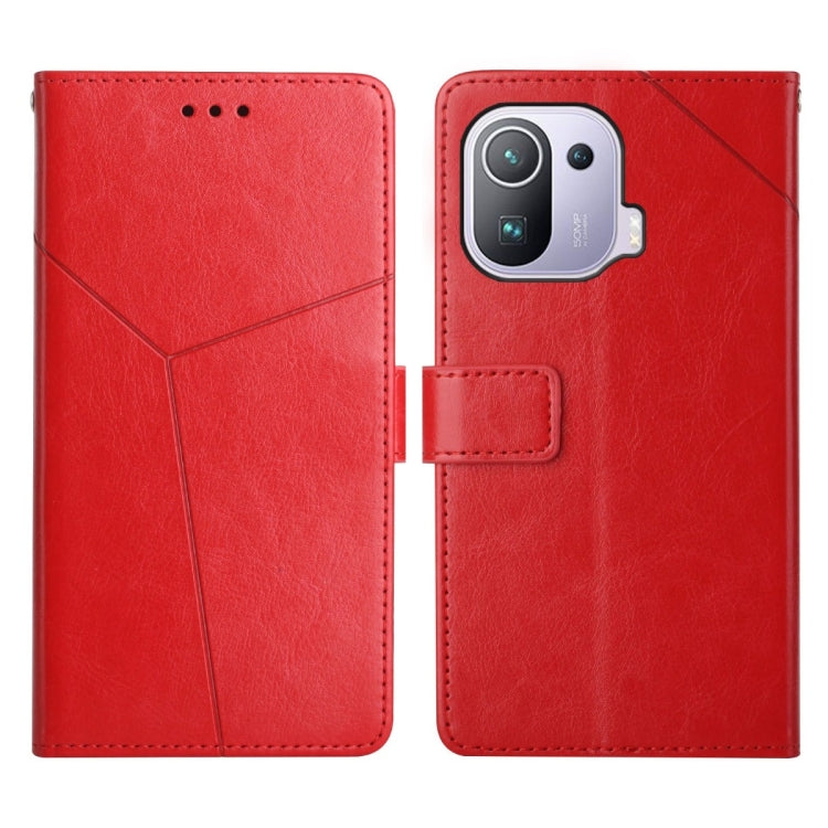 Custodia per telefono in pelle flip orizzontale con cuciture a Y, For Xiaomi Mi 11 Pro, For Xiaomi Mi 11 Ultra, For Xiaomi Mi 11T / 11T Pro, For Xiaomi 12