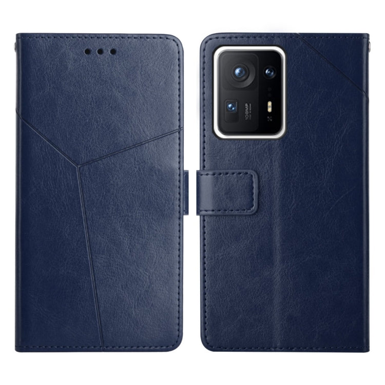 Custodia per telefono in pelle flip orizzontale con cuciture a Y, For Xiaomi Mi Mix4, For Xiaomi Mi Note 10, For Xiaomi Mi Note 10 Lite, For Xiaomi Poco M4 Pro 4G
