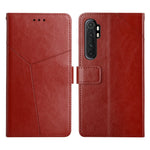 Custodia per telefono in pelle flip orizzontale con cuciture a Y, For Xiaomi Mi Mix4, For Xiaomi Mi Note 10, For Xiaomi Mi Note 10 Lite, For Xiaomi Poco M4 Pro 4G