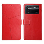 Custodia per telefono in pelle flip orizzontale con cuciture a Y, For Xiaomi Poco X4 Pro 5G, For Xiaomi Poco M4 Pro 5G