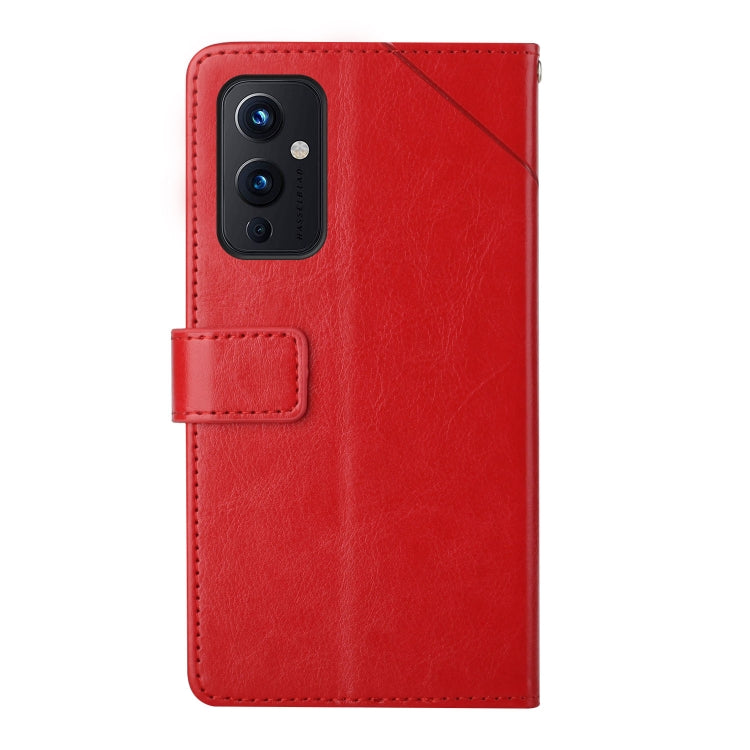 Custodia per telefono in pelle flip orizzontale con cuciture a Y, For OnePlus 9, For OnePlus 9 Pro, For OnePlus Nord 2 5G, For OnePlus Nord CE 5G