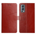 Custodia per telefono in pelle flip orizzontale con cuciture a Y, For OnePlus 9, For OnePlus 9 Pro, For OnePlus Nord 2 5G, For OnePlus Nord CE 5G