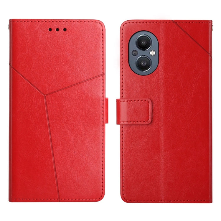 Custodia per telefono in pelle flip orizzontale con cuciture a Y, For OnePlus 9R, For OnePlus 10 Pro, For OnePlus Nord N20 5G