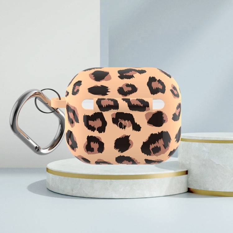 Custodia protettiva in silicone con stampa leopardata per AirPods