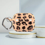 Custodia protettiva per auricolari wireless con stampa leopardata stampata in silicone serie B, For AirPods 3