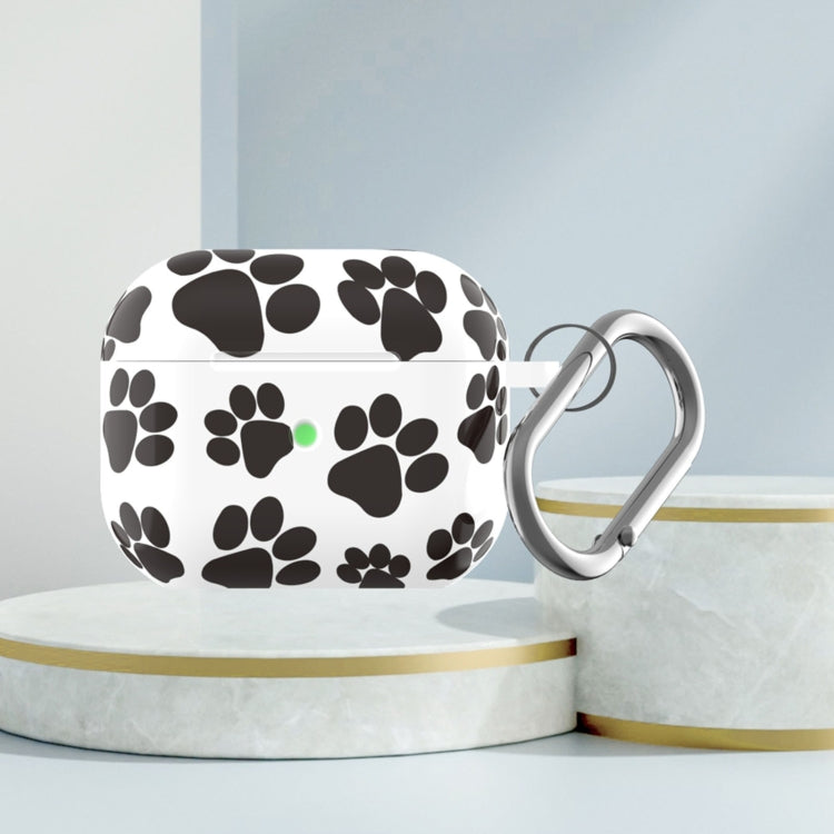 Custodia protettiva in silicone con stampa leopardata per AirPods