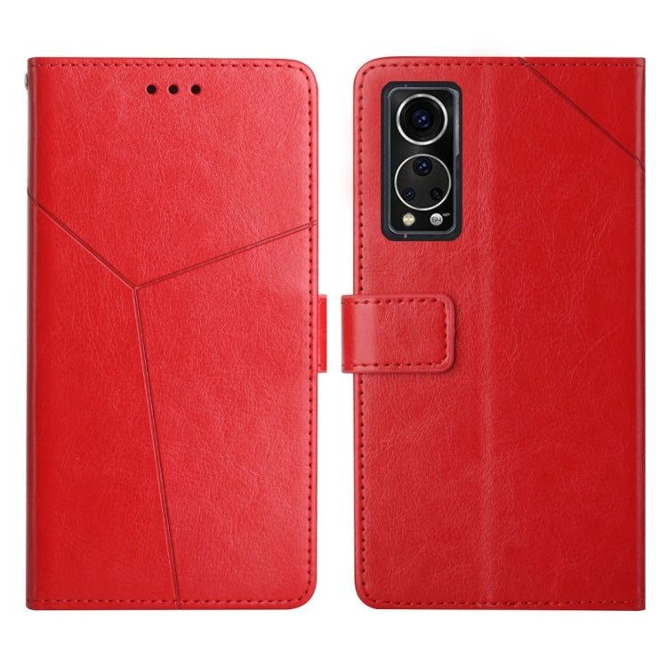 Custodia per telefono in pelle flip orizzontale con cuciture a Y, For ZTE Axon 20 4G, For ZTE Axon 30, For ZTE Blade A31, For ZTE Blade A51