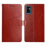 Custodia per telefono in pelle flip orizzontale con cuciture a Y, For ZTE Blade A71, For ZTE Blade L9, For ZTE Blade L210, For ZTE Libero 5G