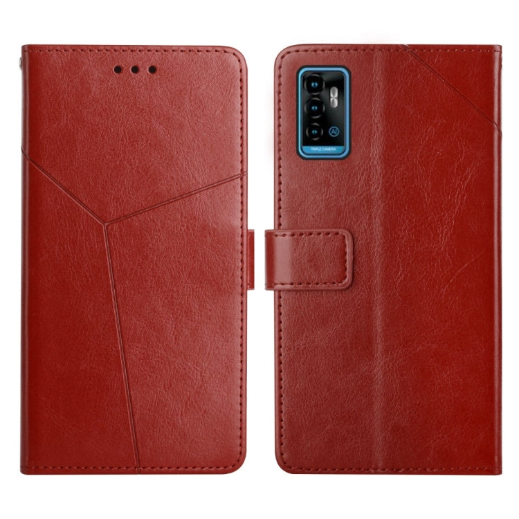 Custodia per telefono in pelle flip orizzontale con cuciture a Y, For ZTE Blade A71, For ZTE Blade L9, For ZTE Blade L210, For ZTE Libero 5G