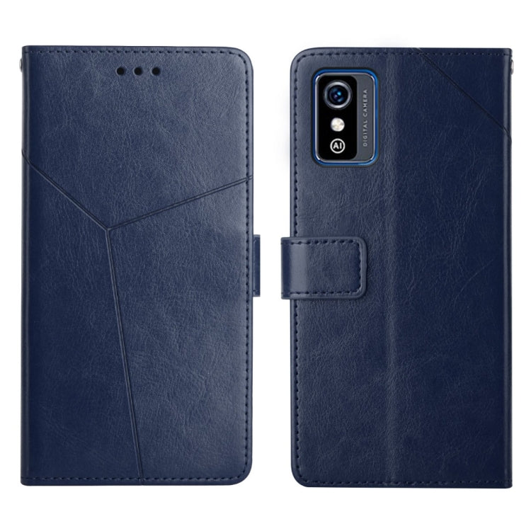 Custodia per telefono in pelle flip orizzontale con cuciture a Y, For ZTE Blade A71, For ZTE Blade L9, For ZTE Blade L210, For ZTE Libero 5G