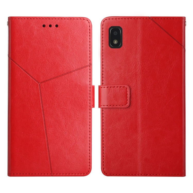 Custodia per telefono in pelle flip orizzontale con cuciture a Y, For ZTE Blade A71, For ZTE Blade L9, For ZTE Blade L210, For ZTE Libero 5G