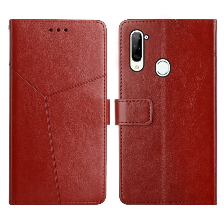 Custodia per telefono in pelle flip orizzontale con cuciture a Y, For ZTE Blade A71, For ZTE Blade L9, For ZTE Blade L210, For ZTE Libero 5G