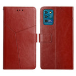 Custodia per telefono in pelle flip orizzontale con cuciture a Y, For ZTE Blade V30 Vita, For ZTE Blade V30, For ZTE Blade V40 Pro, For ZTE Libero 5G II