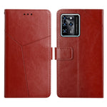 Custodia per telefono in pelle flip orizzontale con cuciture a Y, For ZTE Blade V30 Vita, For ZTE Blade V30, For ZTE Blade V40 Pro, For ZTE Libero 5G II