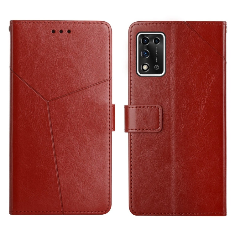 Custodia per telefono in pelle flip orizzontale con cuciture a Y, For ZTE Blade V30 Vita, For ZTE Blade V30, For ZTE Blade V40 Pro, For ZTE Libero 5G II