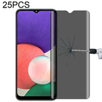 Pellicola in vetro temperato anti-peeping a copertura totale da 25 pezzi, For Samsung Galaxy A73 5G(25 PCS), For Samsung Galaxy A23(25 PCS), For Samsung Galaxy A22 4G(25 PCS), For Samsung Galaxy A22 5G(25 PCS), For Samsung Galaxy A13 5G(25 PCS)        ...