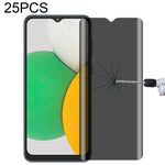 Pellicola in vetro temperato anti-peeping a copertura totale da 25 pezzi, For Samsung Galaxy A73 5G(25 PCS), For Samsung Galaxy A23(25 PCS), For Samsung Galaxy A22 4G(25 PCS), For Samsung Galaxy A22 5G(25 PCS), For Samsung Galaxy A13 5G(25 PCS)        ...