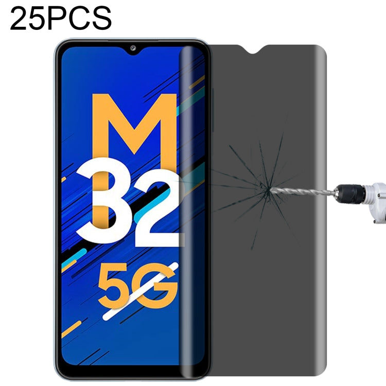 Pellicola in vetro temperato anti-peeping a copertura totale da 25 pezzi, For Samsung Galaxy A73 5G(25 PCS), For Samsung Galaxy A23(25 PCS), For Samsung Galaxy A22 4G(25 PCS), For Samsung Galaxy A22 5G(25 PCS), For Samsung Galaxy A13 5G(25 PCS)        ...