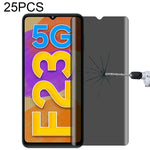 Pellicola in vetro temperato anti-peeping a copertura totale da 25 pezzi, For Samsung Galaxy A73 5G(25 PCS), For Samsung Galaxy A23(25 PCS), For Samsung Galaxy A22 4G(25 PCS), For Samsung Galaxy A22 5G(25 PCS), For Samsung Galaxy A13 5G(25 PCS)        ...