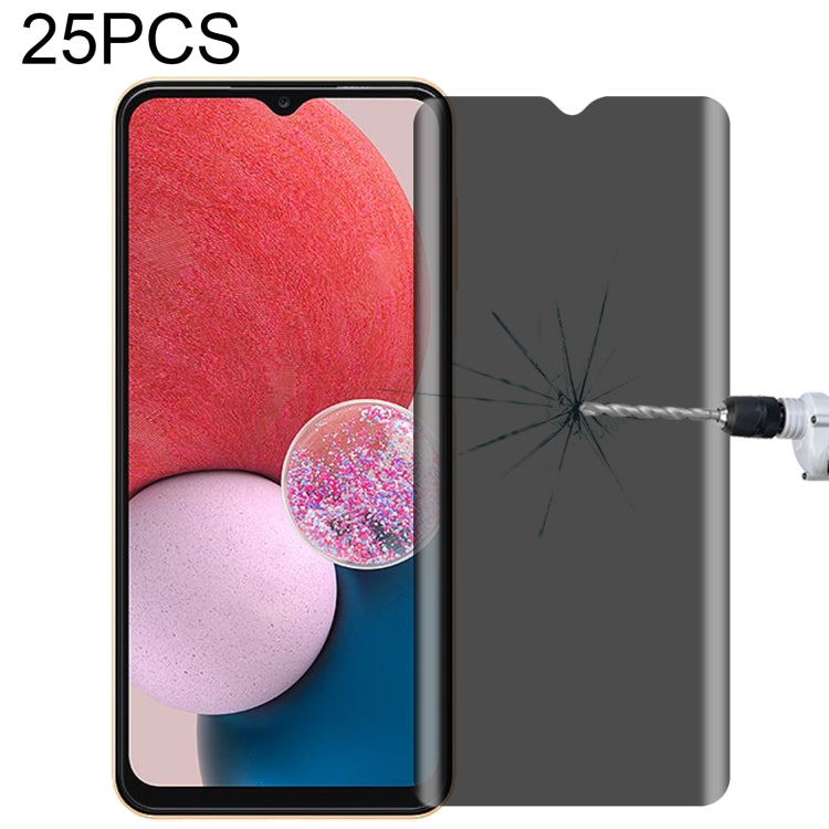 Pellicola in vetro temperato anti-peeping a copertura totale da 25 pezzi, For Samsung Galaxy A73 5G(25 PCS), For Samsung Galaxy A23(25 PCS), For Samsung Galaxy A22 4G(25 PCS), For Samsung Galaxy A22 5G(25 PCS), For Samsung Galaxy A13 5G(25 PCS)        ...