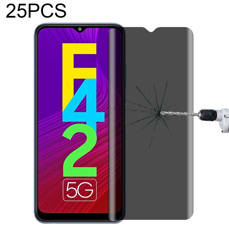Pellicola in vetro temperato anti-peeping a copertura totale da 25 pezzi, For Samsung Galaxy A73 5G(25 PCS), For Samsung Galaxy A23(25 PCS), For Samsung Galaxy A22 4G(25 PCS), For Samsung Galaxy A22 5G(25 PCS), For Samsung Galaxy A13 5G(25 PCS)        ...