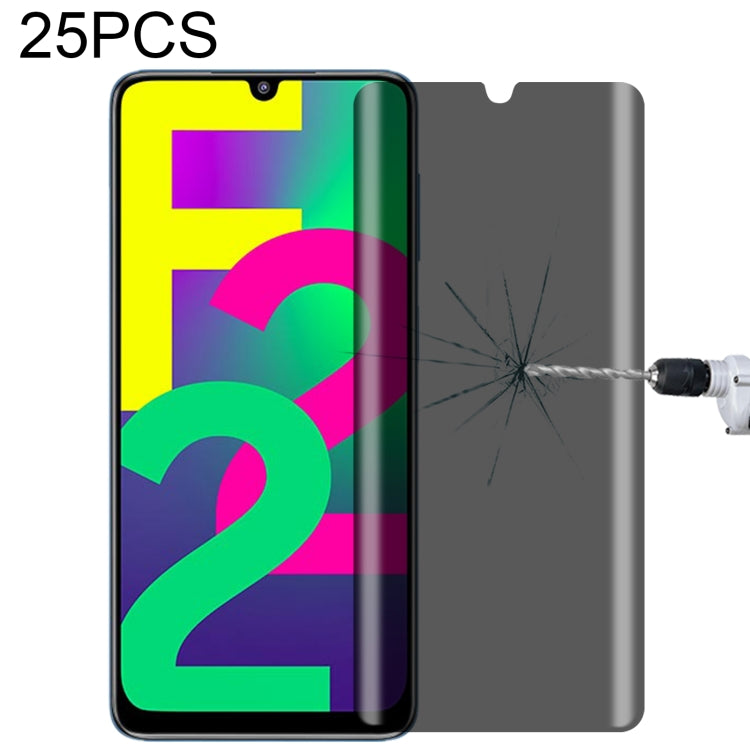 Pellicola in vetro temperato anti-peeping a copertura totale da 25 pezzi, For Samsung Galaxy A73 5G(25 PCS), For Samsung Galaxy A23(25 PCS), For Samsung Galaxy A22 4G(25 PCS), For Samsung Galaxy A22 5G(25 PCS), For Samsung Galaxy A13 5G(25 PCS)        ...