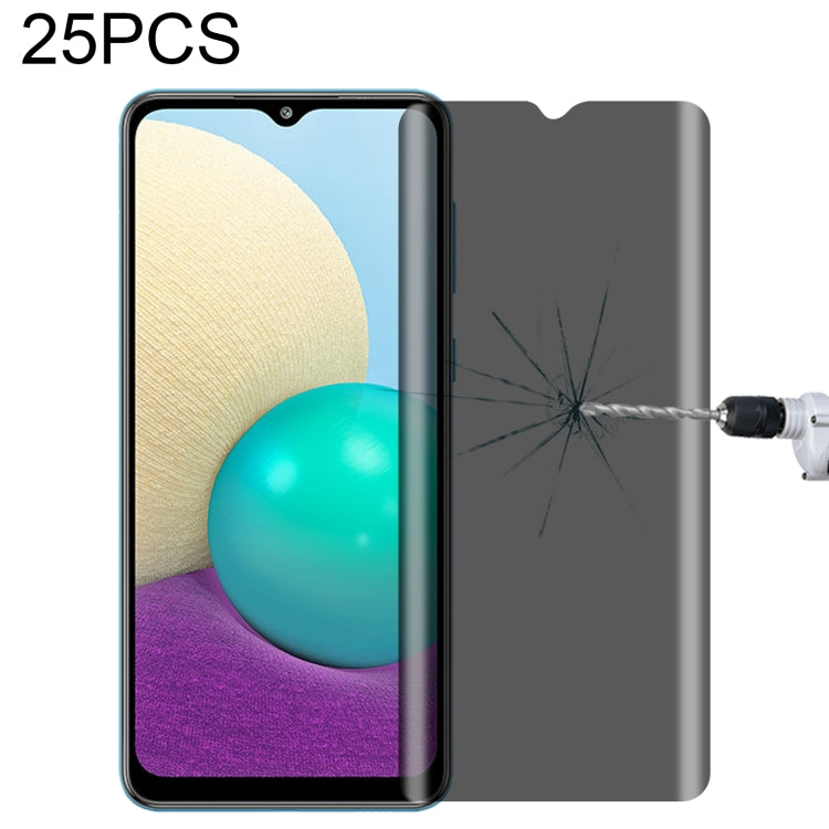 Pellicola in vetro temperato anti-peeping a copertura totale da 25 pezzi, For Samsung Galaxy A73 5G(25 PCS), For Samsung Galaxy A23(25 PCS), For Samsung Galaxy A22 4G(25 PCS), For Samsung Galaxy A22 5G(25 PCS), For Samsung Galaxy A13 5G(25 PCS)        ...