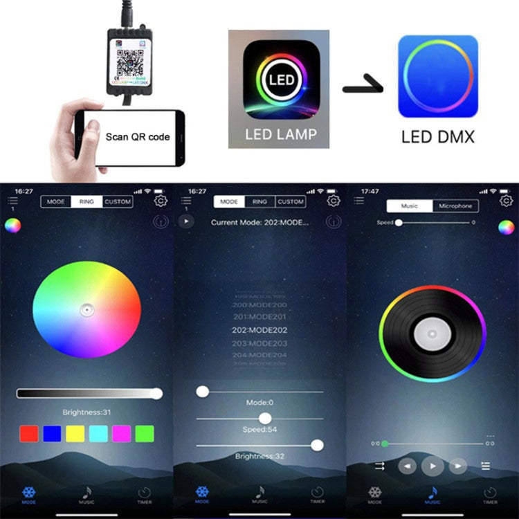 Luci del telaio a LED per il controllo vocale della sinfonia di modifica dell'auto, 2 x 60cm + 2 x 90cm, 2 x 60cm + 2 x 180cm, 2 x 90cm + 2 x 120cm, 2 x 120cm + 2 x 150cm, 4 x 60cm + 2 x 90cm, 4 x 60cm + 2 x 120cm, 4 x 60cm + 2 x 150cm                 ...