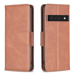 Custodia per telefono in pelle con trama in pelle di agnello, For Google Pixel 7 Pro 5G, For ZTE Blade  A31, For OPPO Realme C31