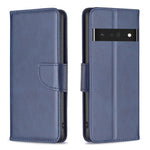 Custodia per telefono in pelle con trama in pelle di agnello, For Google Pixel 7 Pro 5G, For ZTE Blade  A31, For OPPO Realme C31