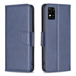 Custodia per telefono in pelle con trama in pelle di agnello, For Google Pixel 7 Pro 5G, For ZTE Blade  A31, For OPPO Realme C31
