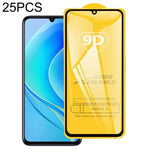 Pellicola in vetro temperato con schermo a colla intera da 25 pezzi 9D, For OnePlus Ace / 10T / Ace Pro / 10R 150W(25 PCS), For Huawei nova Y70 Plus / nova Y70(25 PCS)
