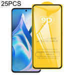 Pellicola in vetro temperato con schermo a colla intera da 25 pezzi 9D, For OnePlus Ace / 10T / Ace Pro / 10R 150W(25 PCS), For Huawei nova Y70 Plus / nova Y70(25 PCS)