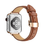 Cinturino dimagrante con fibbia a farfalla per Apple Watch Series, 7 41mm / 6&SE&5&4 40mm / 3&2&1 38mm, 7 45mm / 6&SE&5&4 44mm / 3&2&1 42mm