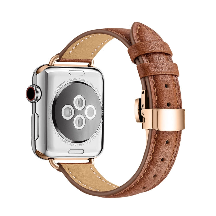 Cinturino dimagrante con fibbia a farfalla per Apple Watch Series, 7 41mm / 6&SE&5&4 40mm / 3&2&1 38mm, 7 45mm / 6&SE&5&4 44mm / 3&2&1 42mm