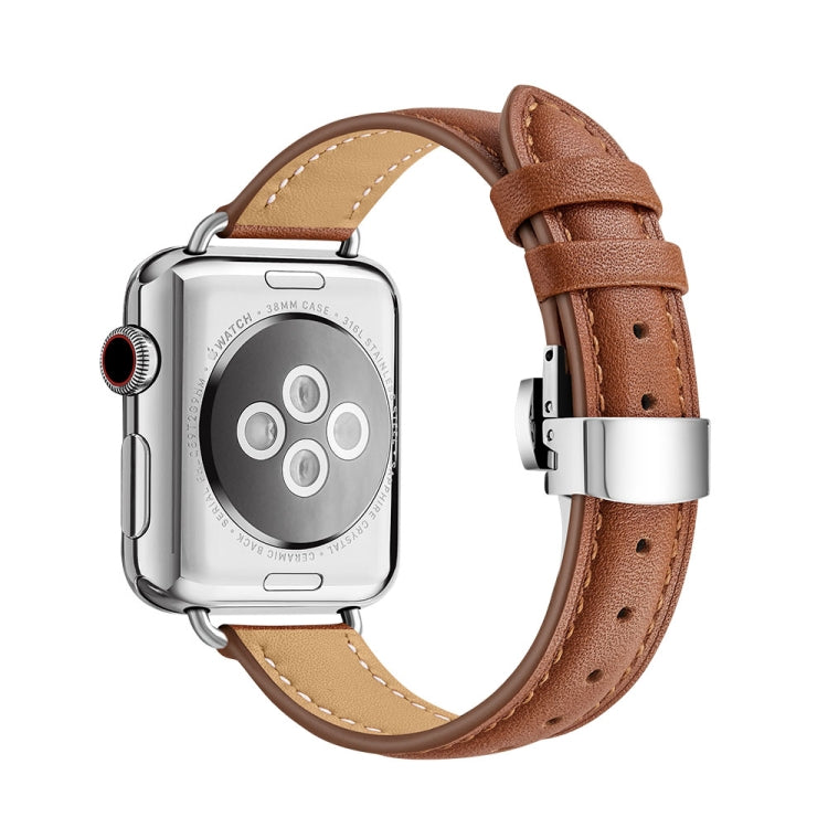 Cinturino dimagrante con fibbia a farfalla per Apple Watch Series, 7 41mm / 6&SE&5&4 40mm / 3&2&1 38mm, 7 45mm / 6&SE&5&4 44mm / 3&2&1 42mm