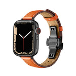 Cinturino dimagrante con fibbia a farfalla per Apple Watch Series, 7 41mm / 6&SE&5&4 40mm / 3&2&1 38mm, 7 45mm / 6&SE&5&4 44mm / 3&2&1 42mm