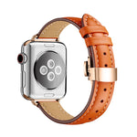 Cinturino dimagrante con fibbia a farfalla per Apple Watch Series, 7 41mm / 6&SE&5&4 40mm / 3&2&1 38mm, 7 45mm / 6&SE&5&4 44mm / 3&2&1 42mm