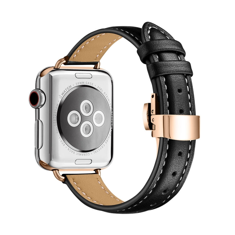 Cinturino dimagrante con fibbia a farfalla per Apple Watch Series, 7 41mm / 6&SE&5&4 40mm / 3&2&1 38mm, 7 45mm / 6&SE&5&4 44mm / 3&2&1 42mm