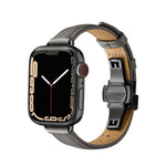 Cinturino dimagrante con fibbia a farfalla per Apple Watch Series, 7 41mm / 6&SE&5&4 40mm / 3&2&1 38mm, 7 45mm / 6&SE&5&4 44mm / 3&2&1 42mm