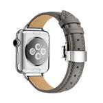 Cinturino dimagrante con fibbia a farfalla per Apple Watch Series, 7 41mm / 6&SE&5&4 40mm / 3&2&1 38mm, 7 45mm / 6&SE&5&4 44mm / 3&2&1 42mm