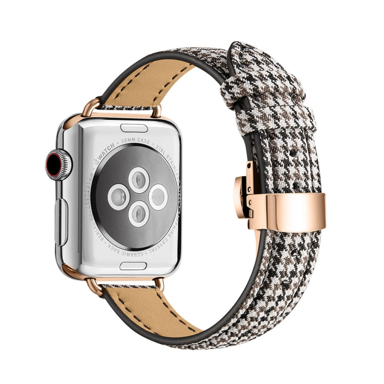 Cinturino dimagrante con fibbia a farfalla per Apple Watch Series, 7 41mm / 6&SE&5&4 40mm / 3&2&1 38mm, 7 45mm / 6&SE&5&4 44mm / 3&2&1 42mm