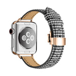 Cinturino dimagrante con fibbia a farfalla per Apple Watch Series, 7 41mm / 6&SE&5&4 40mm / 3&2&1 38mm, 7 45mm / 6&SE&5&4 44mm / 3&2&1 42mm