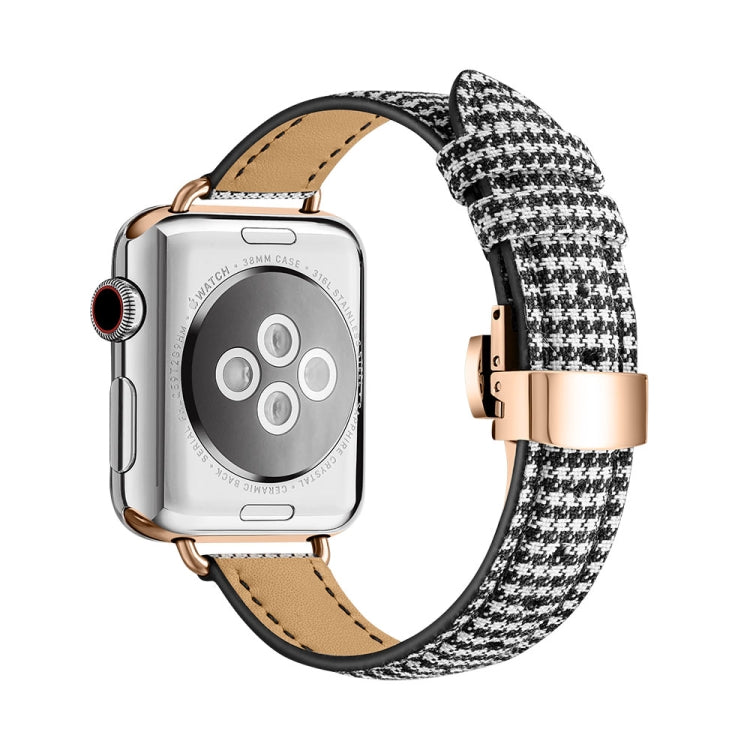 Cinturino dimagrante con fibbia a farfalla per Apple Watch Series, 7 41mm / 6&SE&5&4 40mm / 3&2&1 38mm, 7 45mm / 6&SE&5&4 44mm / 3&2&1 42mm