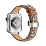 Cinturino dimagrante con fibbia a farfalla per Apple Watch Series, 7 41mm / 6&SE&5&4 40mm / 3&2&1 38mm, 7 45mm / 6&SE&5&4 44mm / 3&2&1 42mm