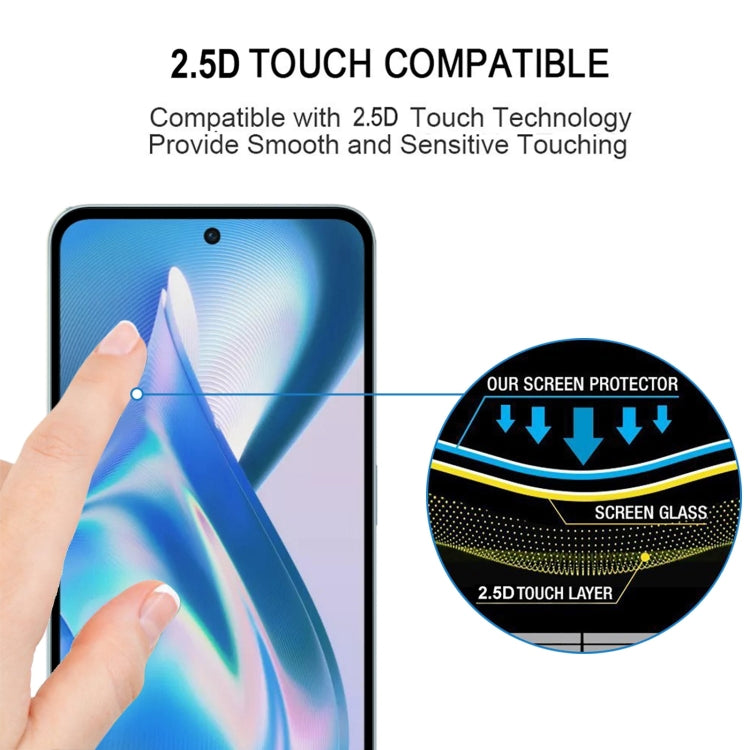 Pellicola protettiva per schermo in vetro temperato con colla completa, For OnePlus Ace / 10T / Ace Pro(1 PC), For Huawei nova Y70 Plus / nova Y70(1 PC)