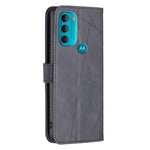 BF05 Custodia per telefono in pelle con struttura a rombo con fibbia magnetica, For Motorola Moto G71 5G, For OPPO Reno7 5G/Find X5 Lite, For OPPO Realme C31, For Infinix Hot 11s/Hot 11T