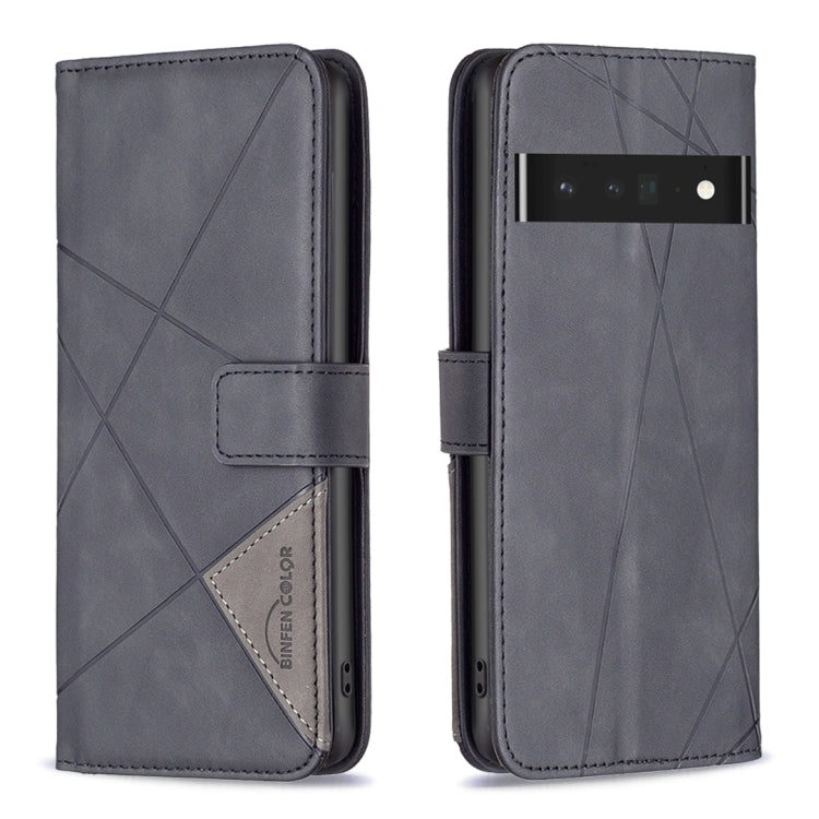 BF05 Custodia per telefono in pelle con struttura a rombo con fibbia magnetica, For Infinix Hot 11 Play/Hot 10 Play, For Google Pixel 7 Pro 5G, For ZTE Blade  A31