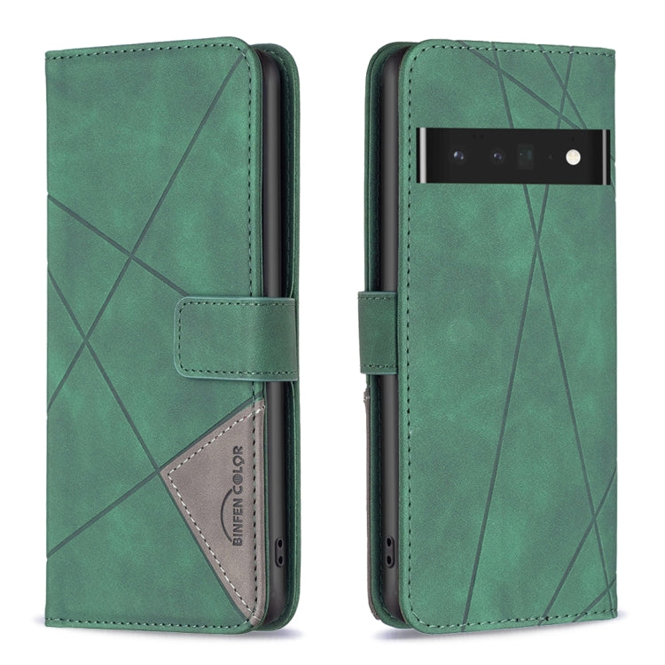BF05 Custodia per telefono in pelle con struttura a rombo con fibbia magnetica, For Infinix Hot 11 Play/Hot 10 Play, For Google Pixel 7 Pro 5G, For ZTE Blade  A31
