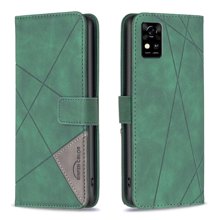 BF05 Custodia per telefono in pelle con struttura a rombo con fibbia magnetica, For Infinix Hot 11 Play/Hot 10 Play, For Google Pixel 7 Pro 5G, For ZTE Blade  A31